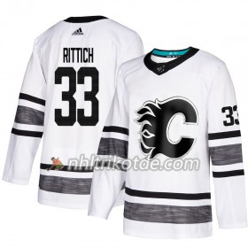 Calgary Flames Trikot David Rittich 33 2019 All-Star Adidas Weiß Authentic - Herren
